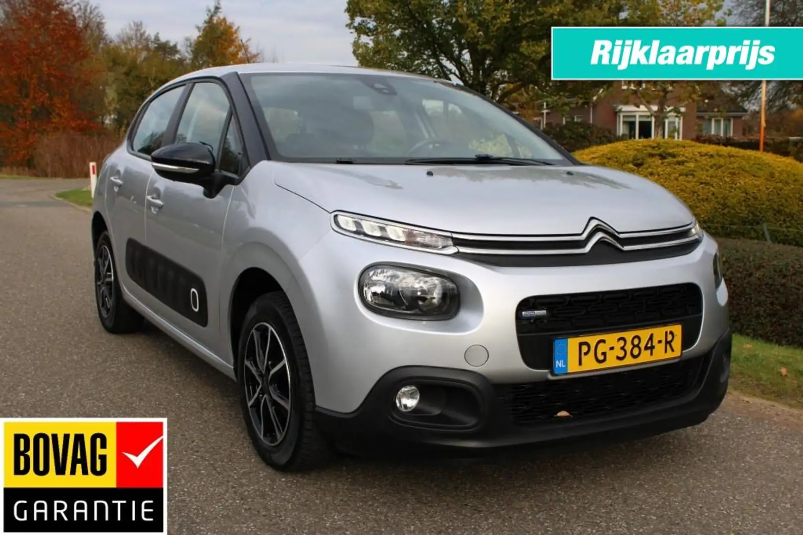 Citroen C3 1.2 82pk Feel 5-drs ECC/Cruise/Navi/PDC/CarPlay Grijs - 1