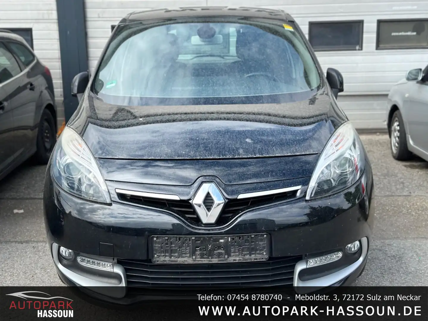 Renault Scenic III Paris TÜV 12/25 AHK Navi Klimaaut. Motorschade Černá - 2