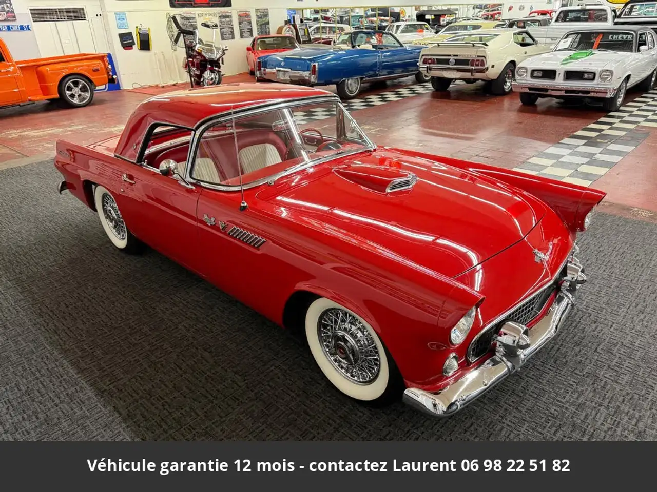 Ford Thunderbird 1955 Coupe 292 CI V8 195 HP Code P 3 vitesses Tous compris, foto 11