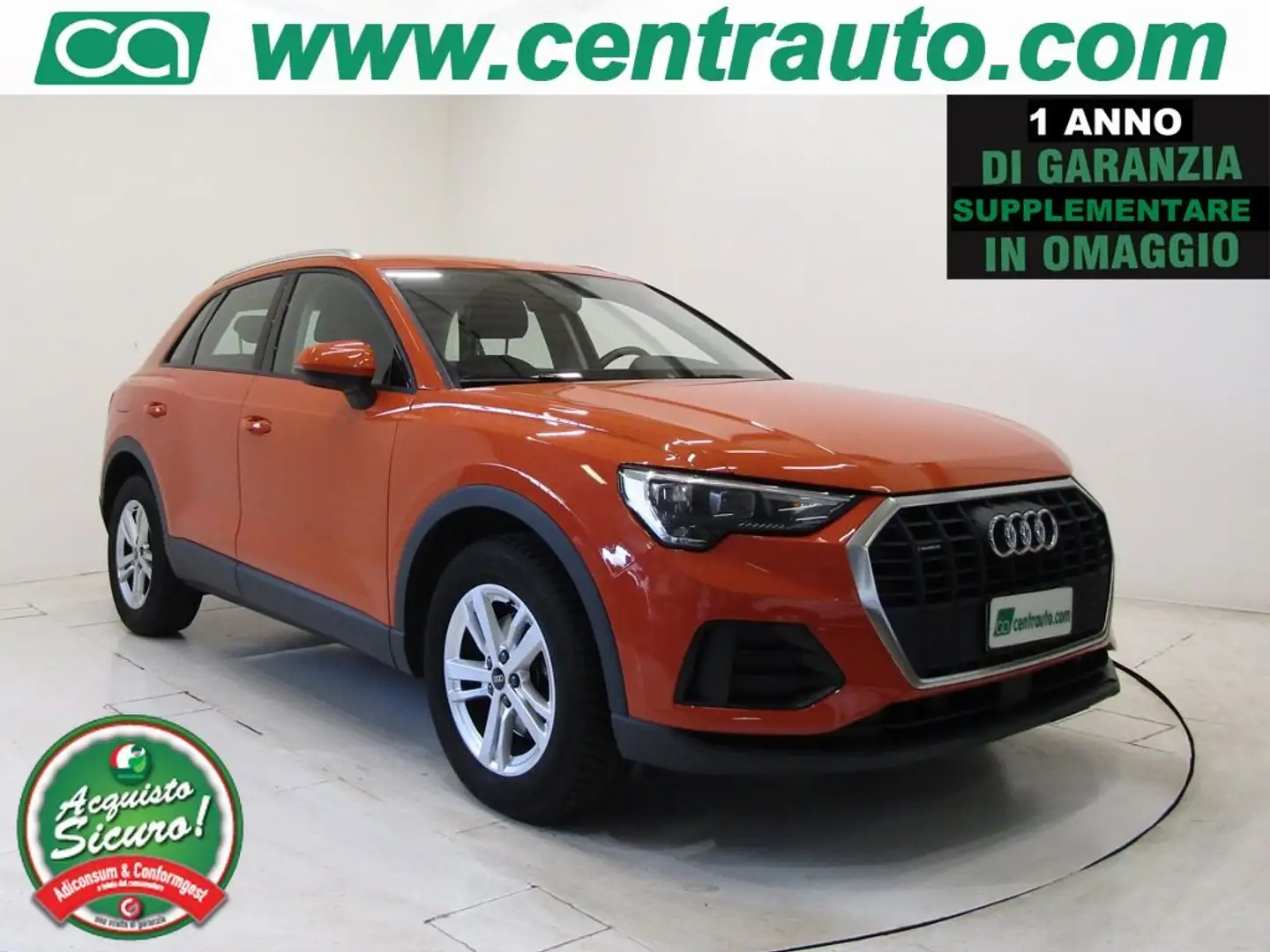 Audi Q3 35 TDI 2.0 TDI quattro S tronic Advanced 150CV Arancione - 1