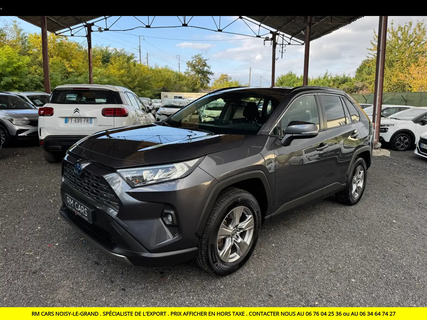 Toyota RAV 4 RAV4 Hybride 218 ch 2WD Dynamic Gris - 1