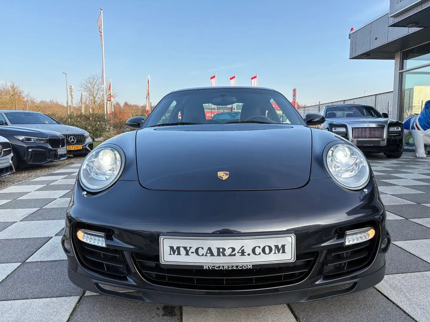 Porsche 997 911 997 Turbo Coupe =Schiebedach =Sport-Chrono Schwarz - 2