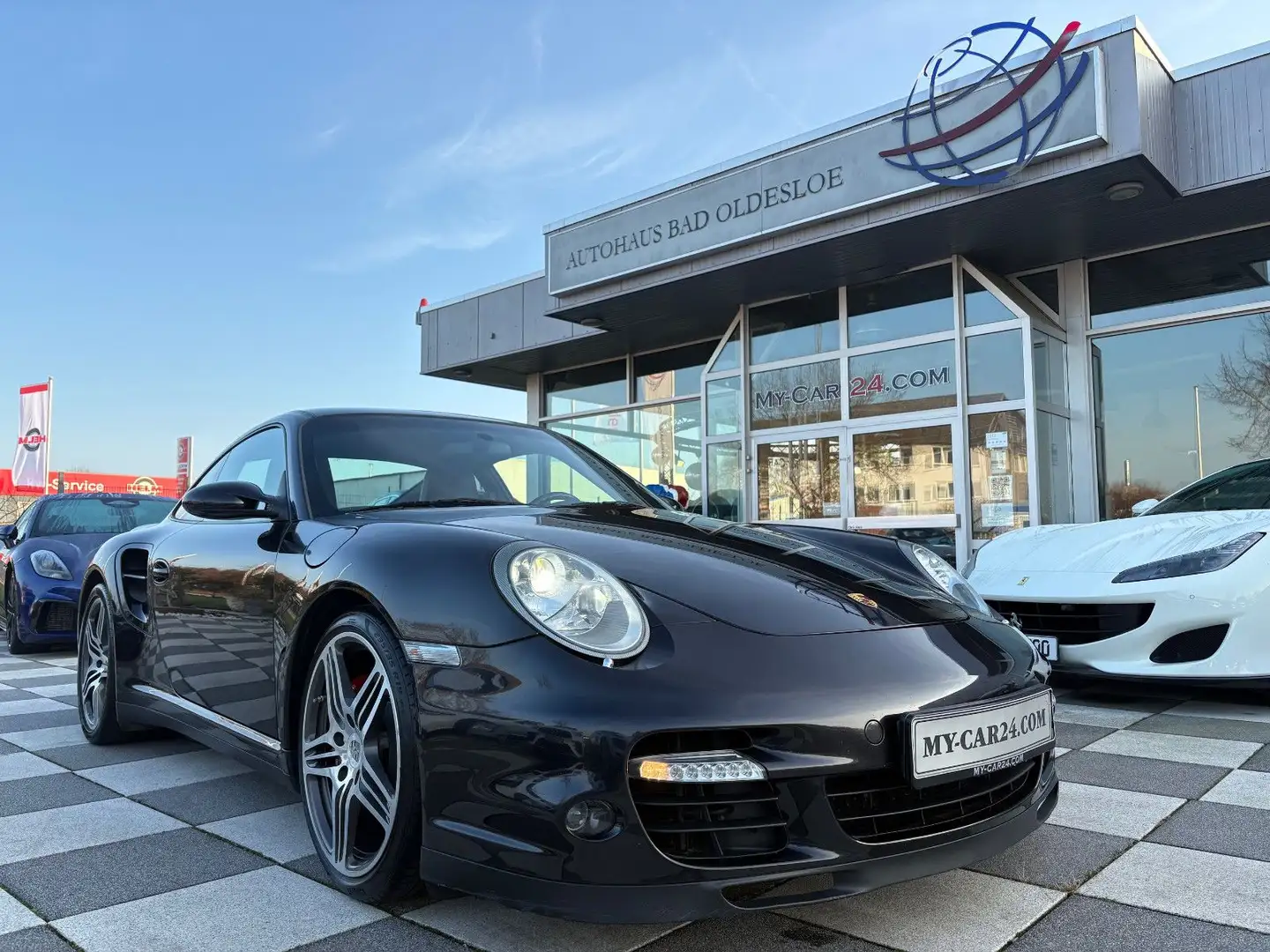 Porsche 997 911 997 Turbo Coupe =Schiebedach =Sport-Chrono Schwarz - 1