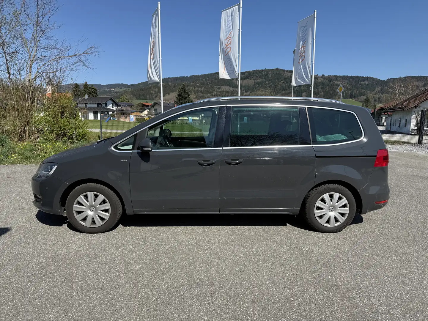 Volkswagen Sharan Comfort 7.Sitze Elk Türen Pdc Shz Tüv Au Neu Grau - 2
