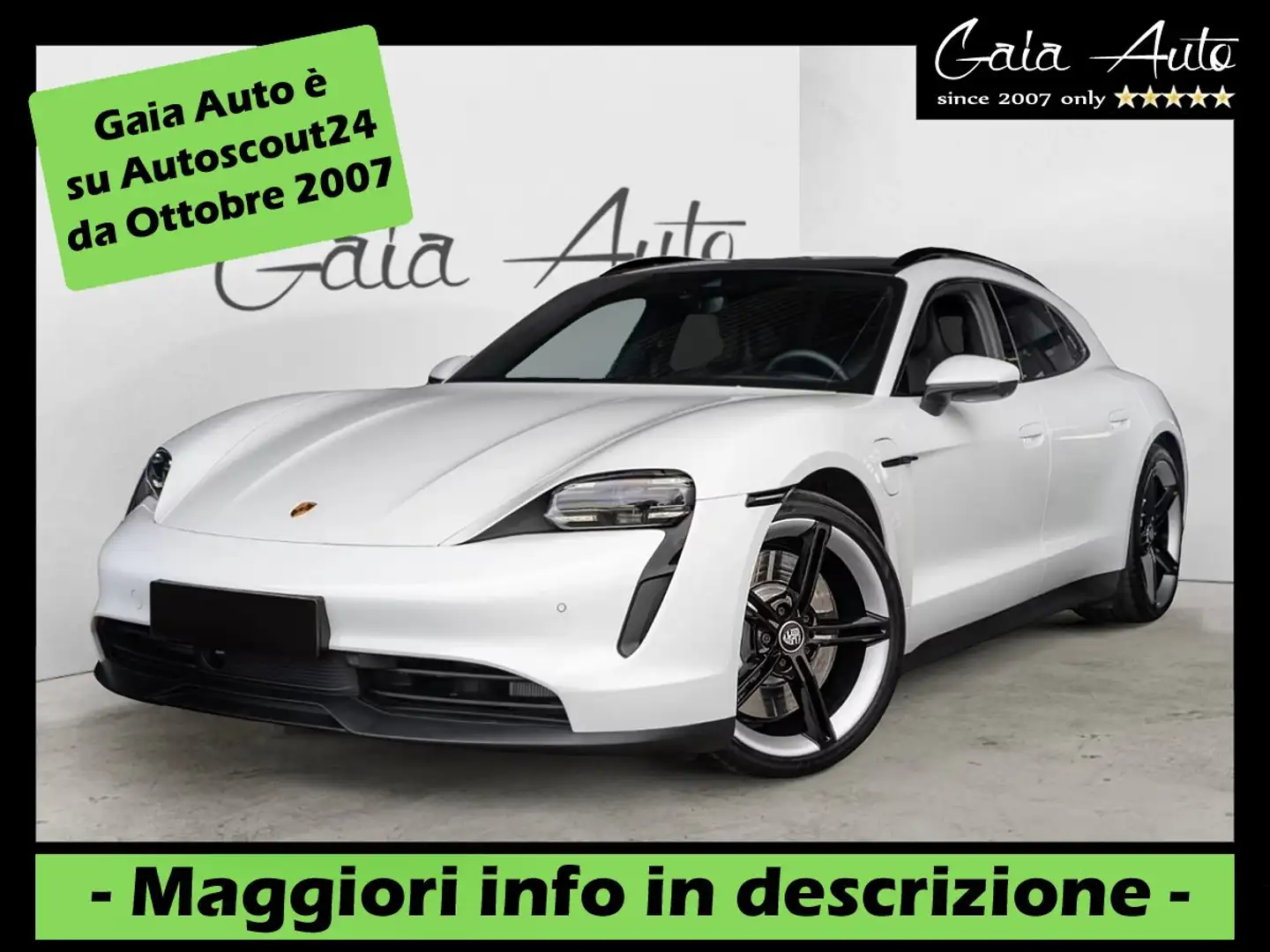Porsche Taycan SPORT TURISMO 4S 571CV PASM CHRONO Blanc - 1