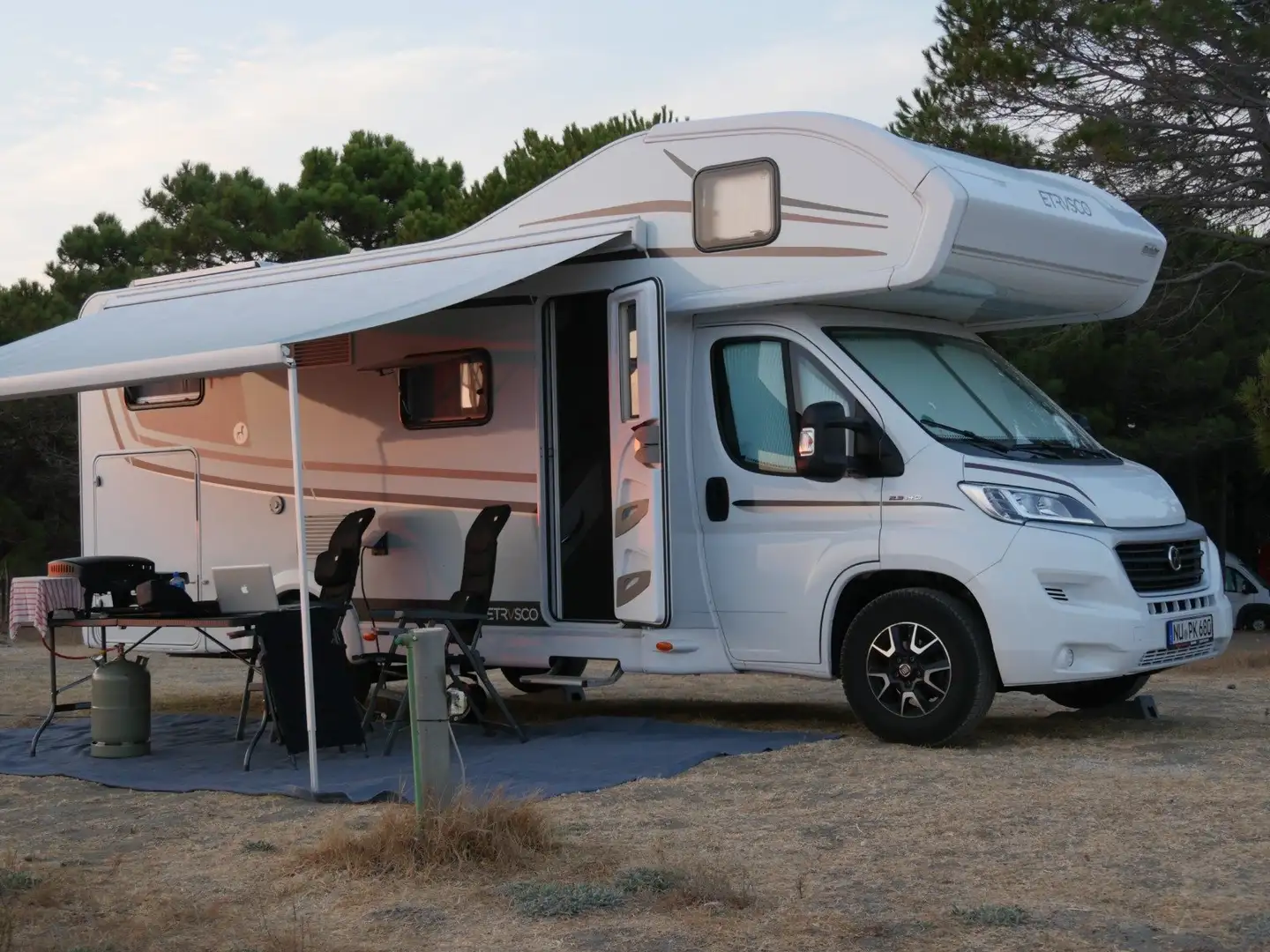 Fiat Ducato Etrusco A7300 DB Weiß - 1