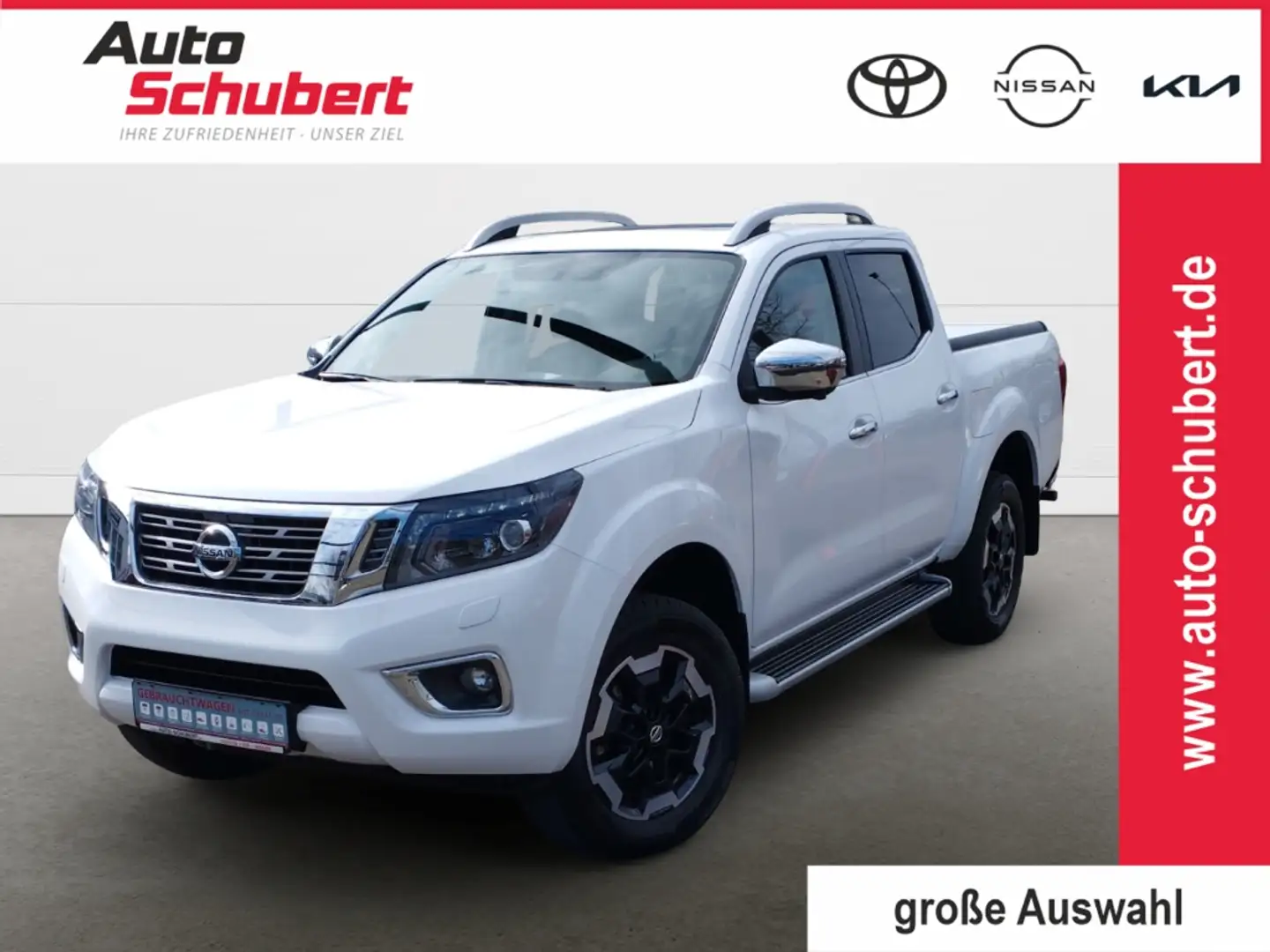 Nissan Navara NP300 Tekna Double Cab 4x4 2.3 dCi+AHK+Leder+360°K Белый - 1