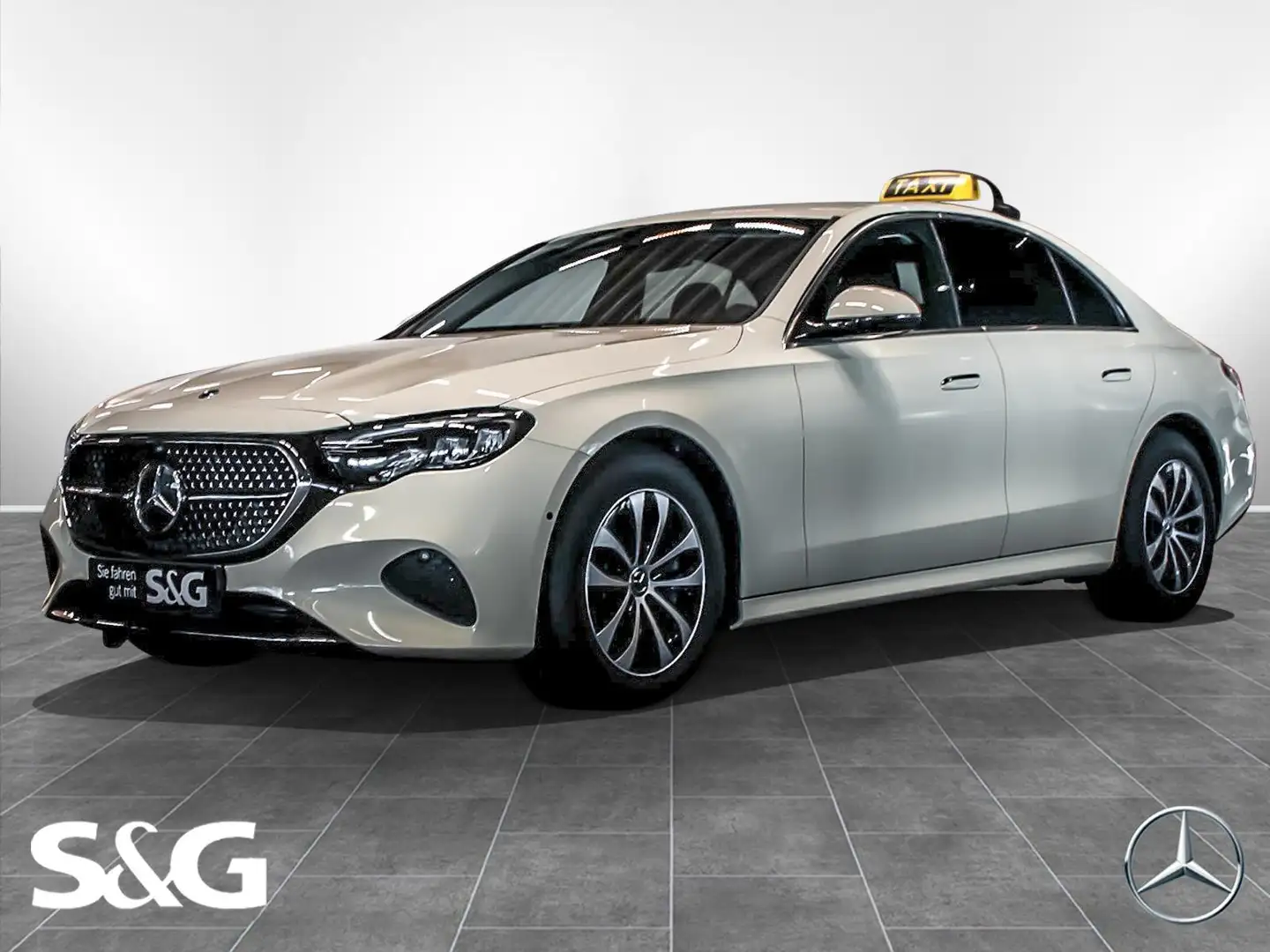 Mercedes-Benz E 200 d inkl. TAXI-Paket Premium Folie+Standhzg Zwart - 1