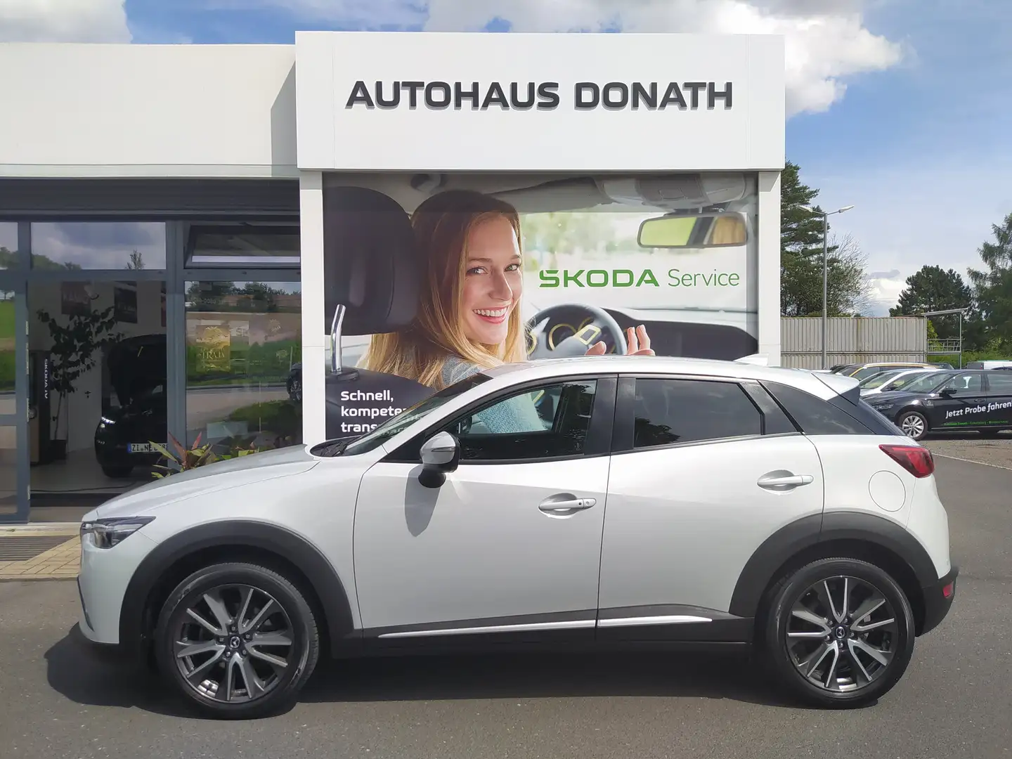 Mazda CX-3 Sports-Line AWD, AZV, Navigation, sehr gepflegt Grau - 2