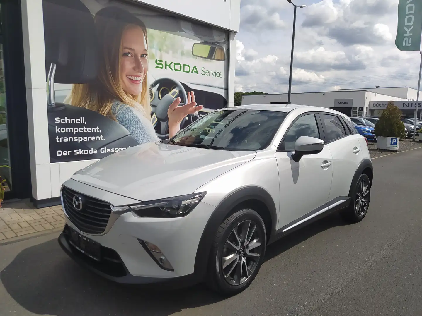 Mazda CX-3 Sports-Line AWD, AZV, Navigation, sehr gepflegt Grau - 1