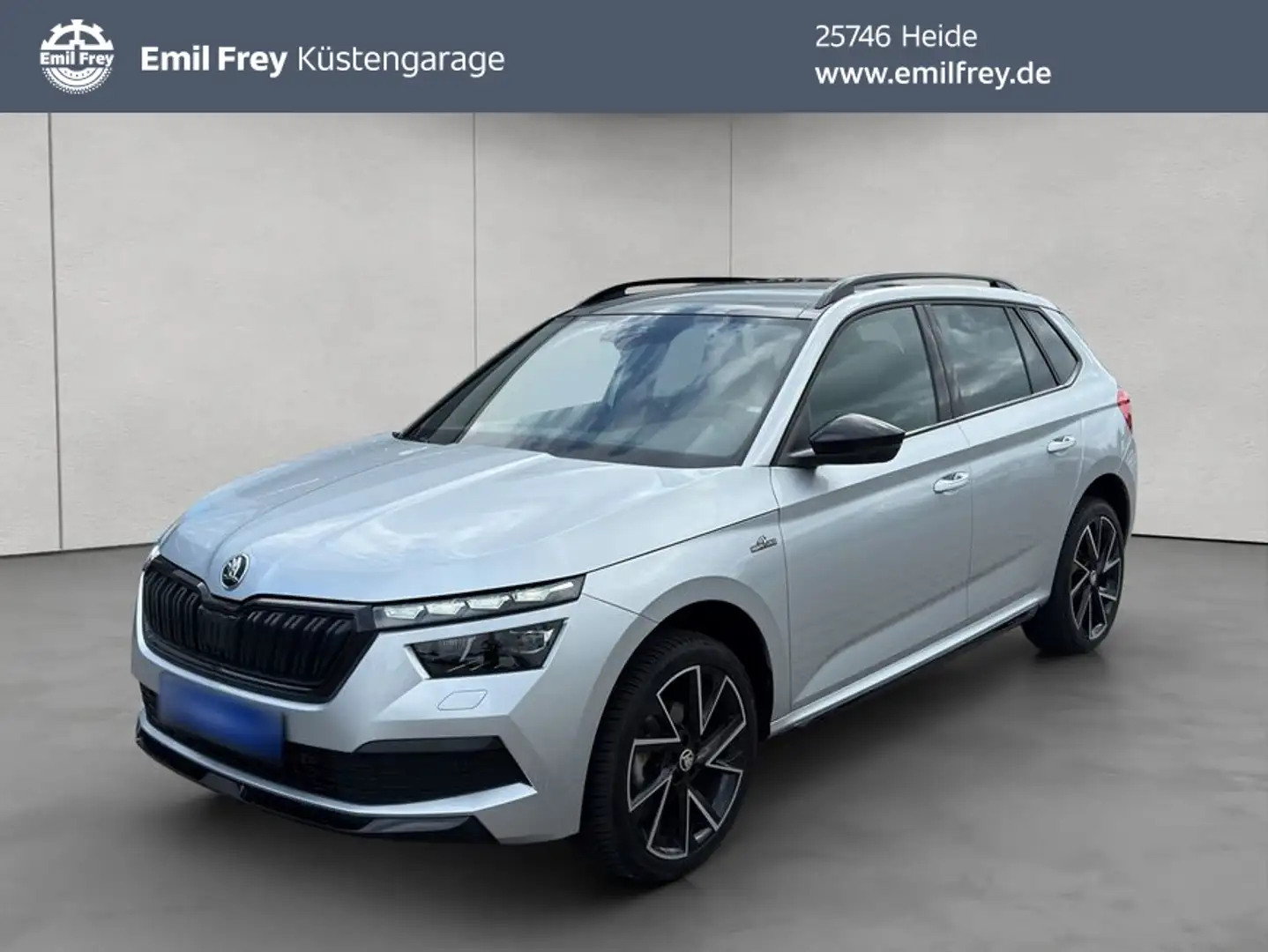 Skoda Kamiq Monte Carlo 1.0l TSI DSG RFK ACC SHZ LED G Argento - 1