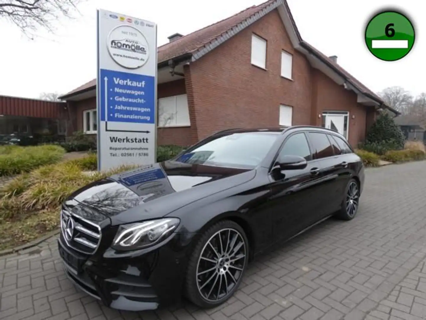 Mercedes-Benz E 350 T d AMG NIGHT-P. STHZ NAVI LED RFK ALU 20° Noir - 1
