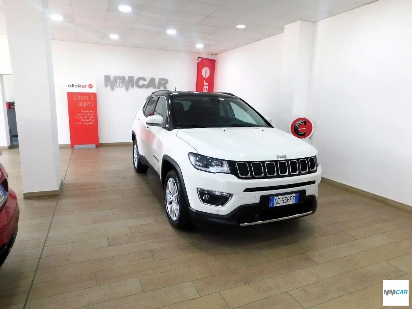 Jeep Compass 1.6 Mjt II 2WD Limited Blanc - 1