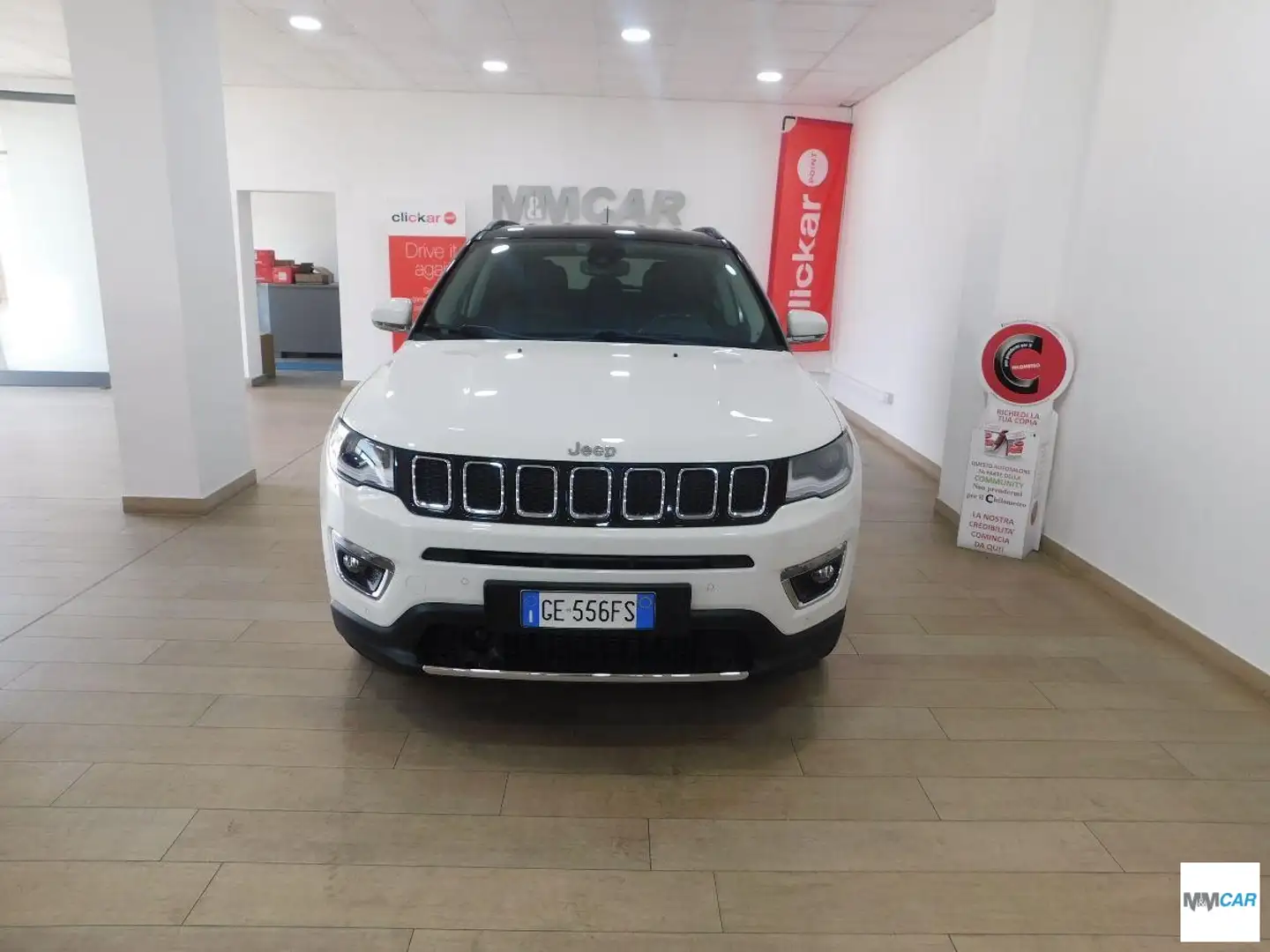 Jeep Compass 1.6 Mjt II 2WD Limited Blanc - 2