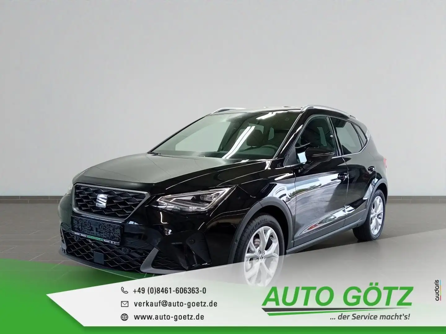 SEAT Arona FR DSG AHK*Navi*LED*Tempomat*Kamera*ParkAssist*Kes Zwart - 1