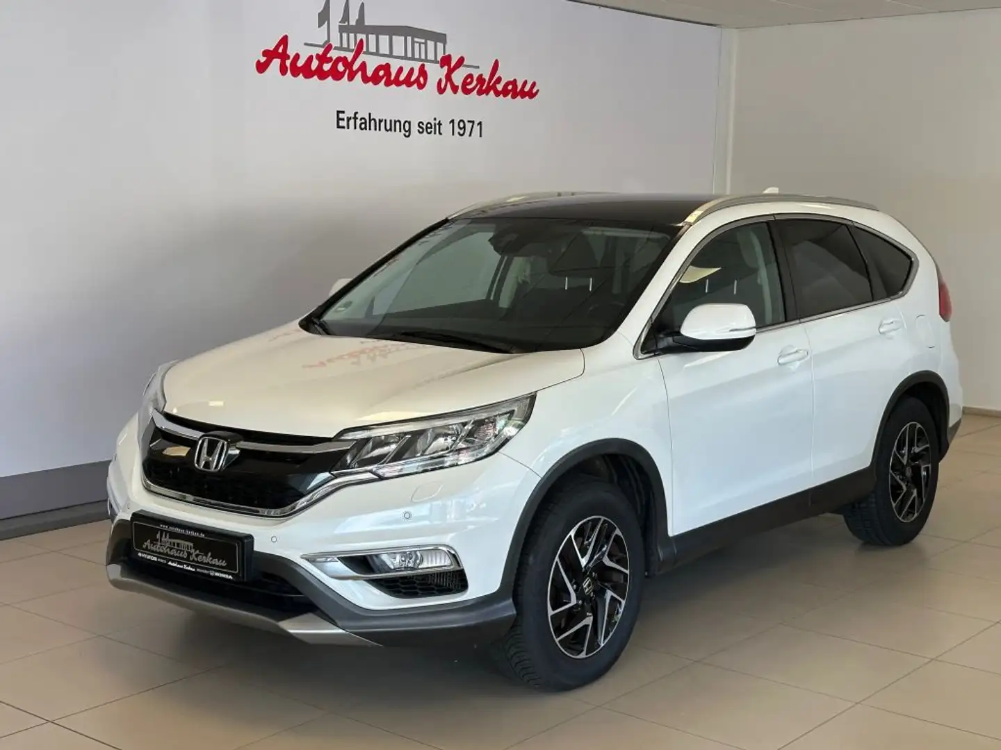 Honda CR-V 1.6i DTEC 4WD Automatik Elegance + AHK + Weiß - 1