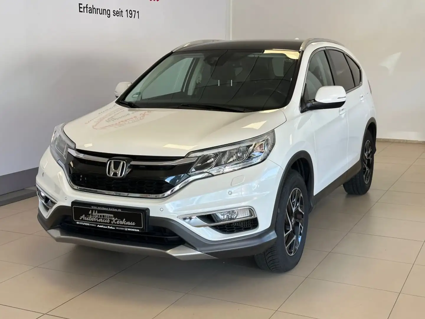 Honda CR-V 1.6i DTEC 4WD Automatik Elegance + AHK + Weiß - 2