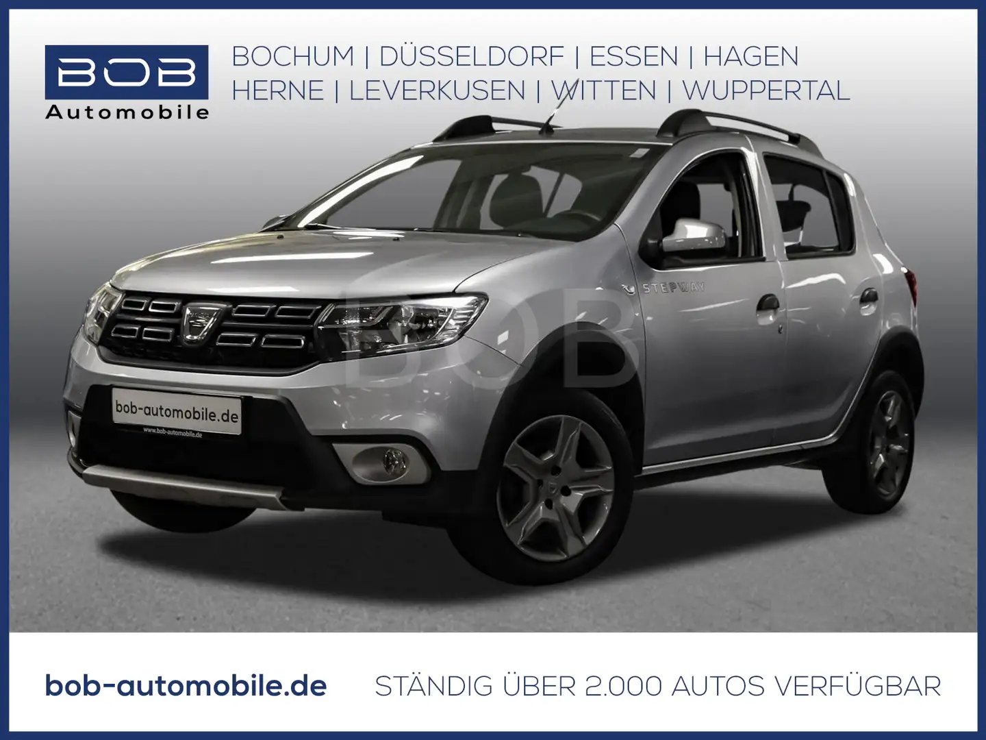 Dacia Sandero Stepway Prestige TCe 90 NAVI RFK CARPLAY Grijs - 1