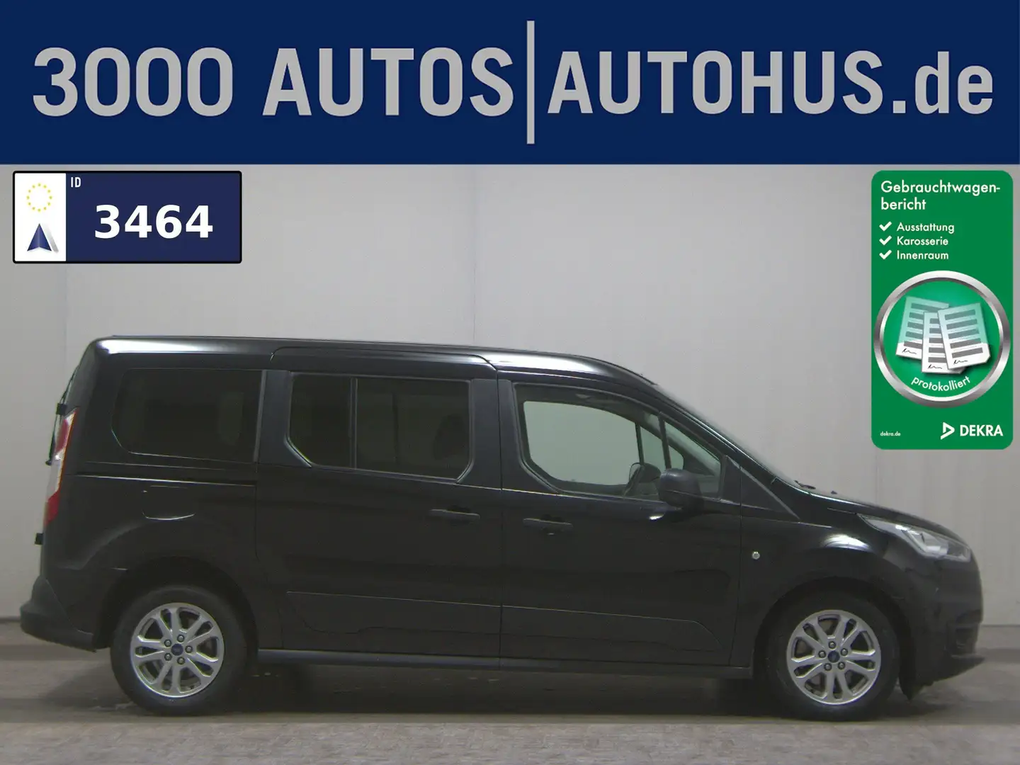 Ford Transit Connect 1.5 EB Trend Navi Xenon RFK ACC Negru - 1