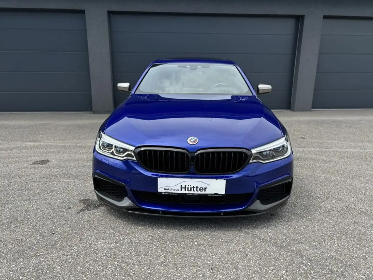 BMW 550 M550i xDrive, Individual, Carbon, PANO, HuD, ACC Bleu - 2