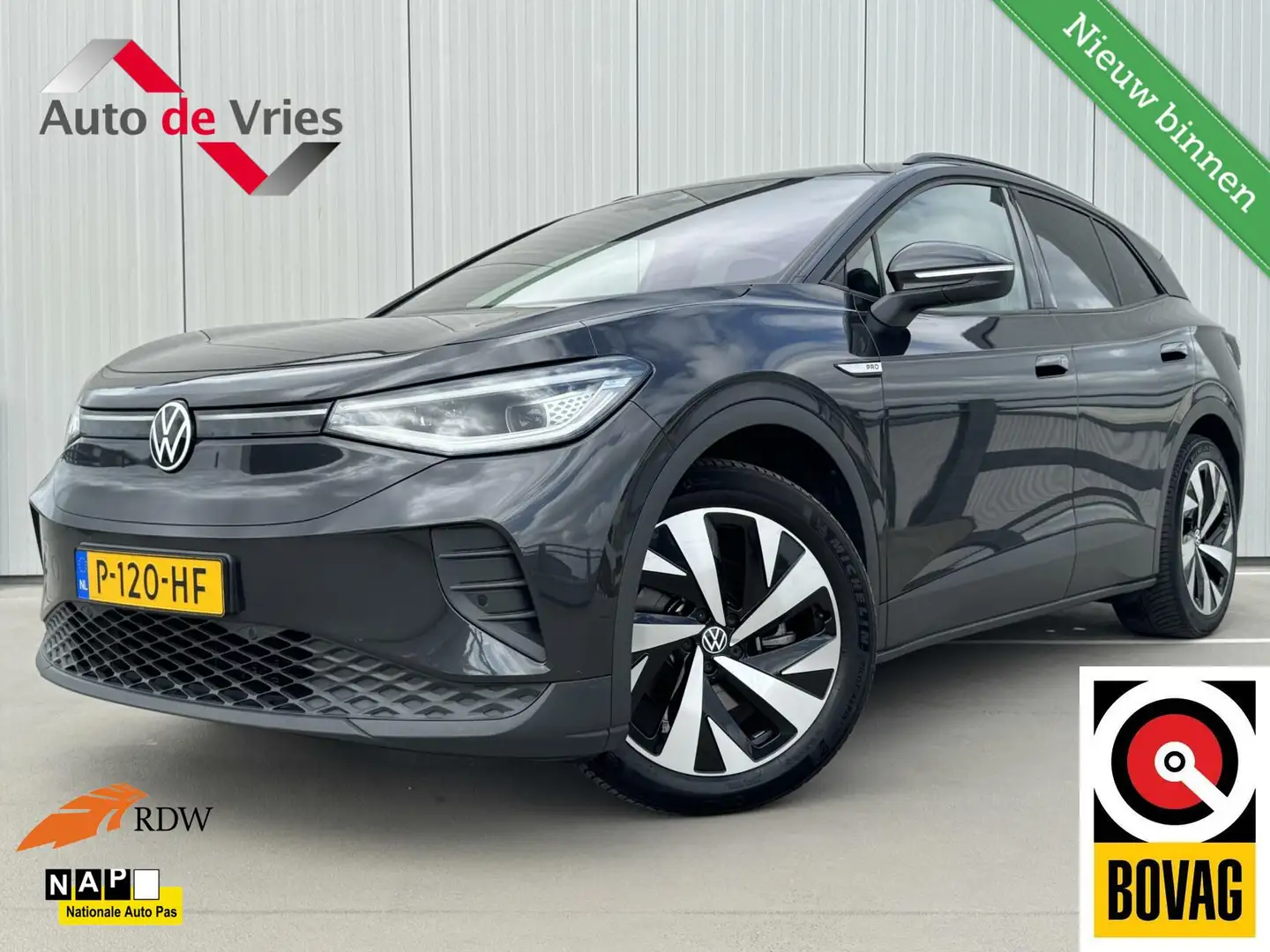 Volkswagen ID.4 Pro 77 kWh|Navi|NL-Auto|Warmtepomp Grijs - 1