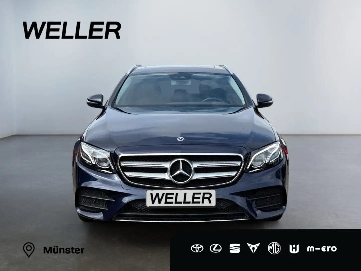 Mercedes-Benz E 450 T 4M AMG *Multibeam*Pano*Rcam* Bleu - 2