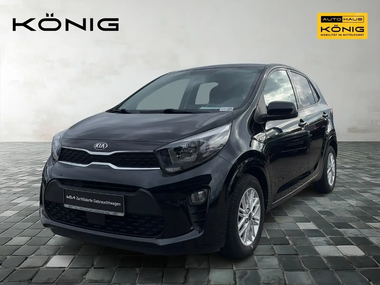 Kia Picanto 1.0 Sitzheizung -Kamera-Allwetterreifen Noir - 1