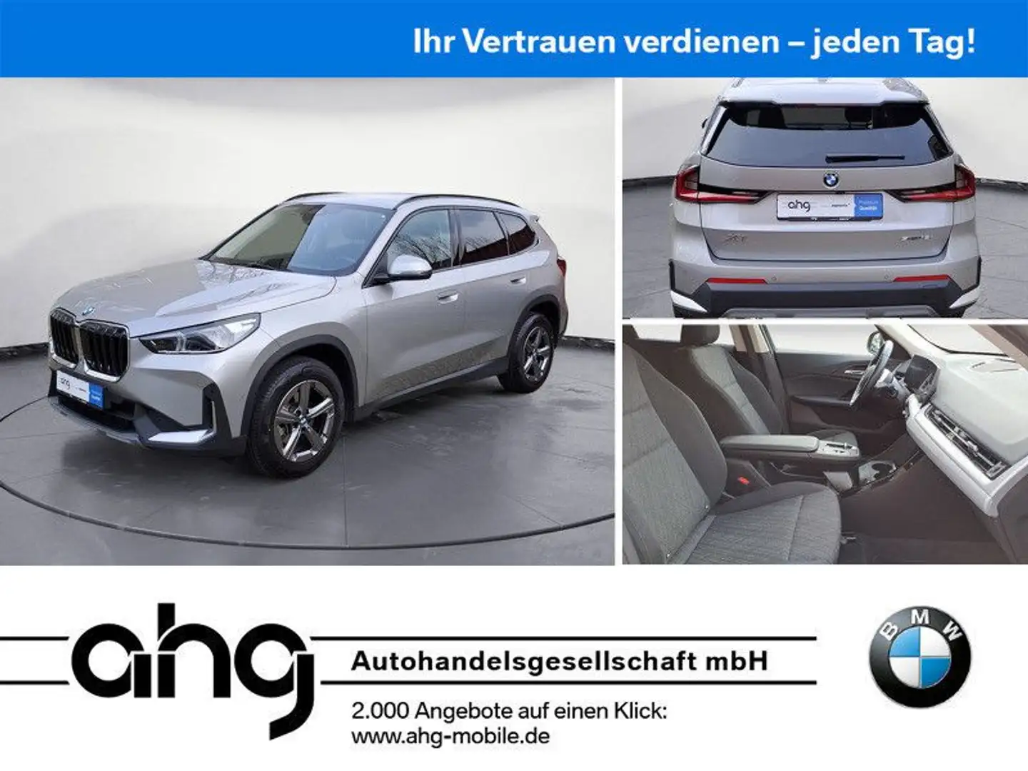 BMW X1 sDrive18i Steptronic *Navi*PDC*Rückfahrkamera Silber - 1