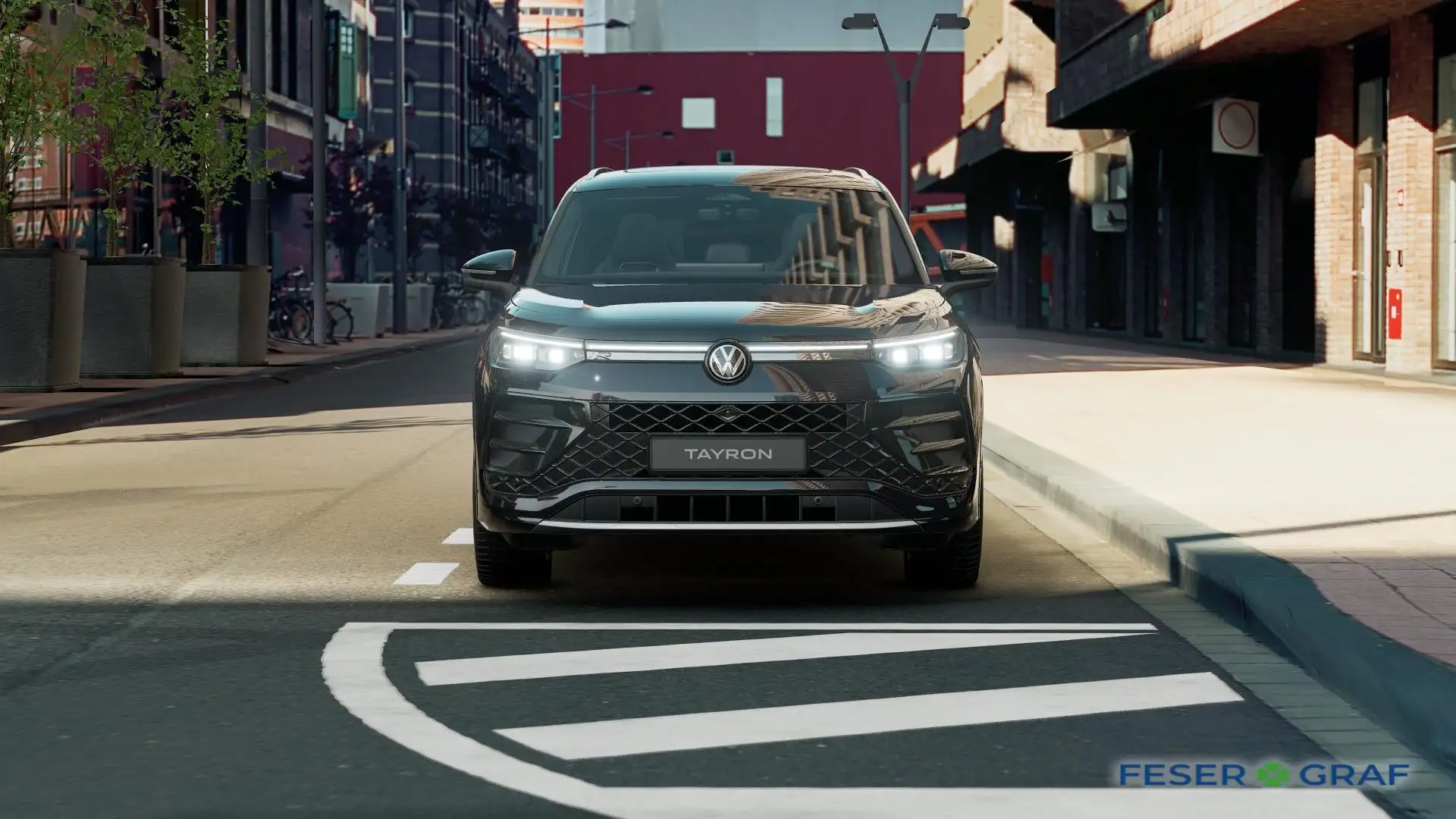 Volkswagen Tayron R-Line TDI 110kW DSG 7-Sitze Pano AHK DCC Schwarz - 2