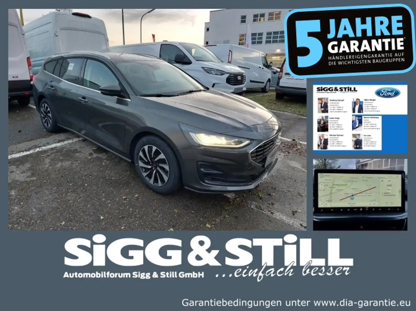 Ford Focus Turnier ST-Line 1.0 Mild-Hybrid LED*B&O*NAV*CAM* Grau - 1