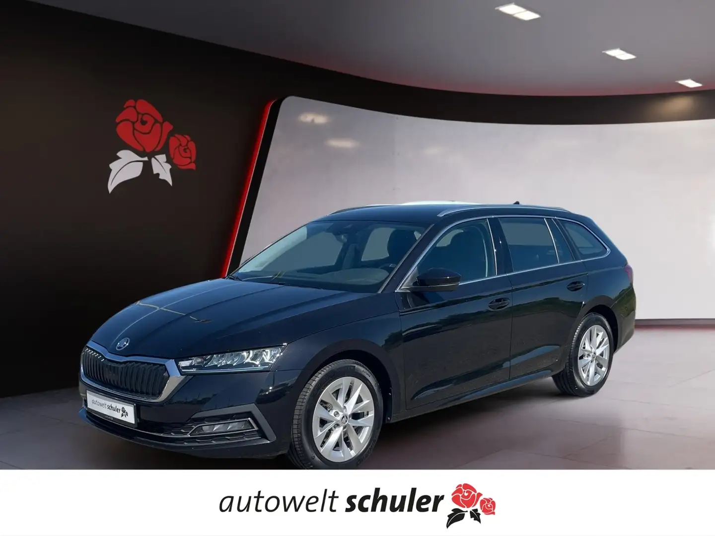 Skoda Octavia Combi 2,0 TDI DSG Style Navi Leder Schwarz - 1
