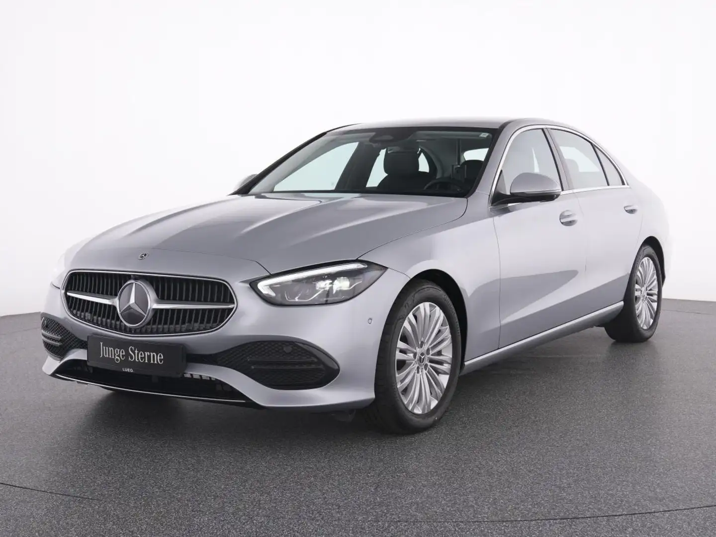 Mercedes-Benz C 200 Avantgarde+AHK+LED-HP+360+Totw+Mem+PTS+SHZ Silber - 2