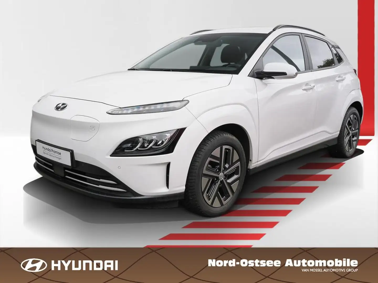 Hyundai KONA BASIS ELEKTRO 2WD KAMERA KLIMA ISOFIX Blanc - 1