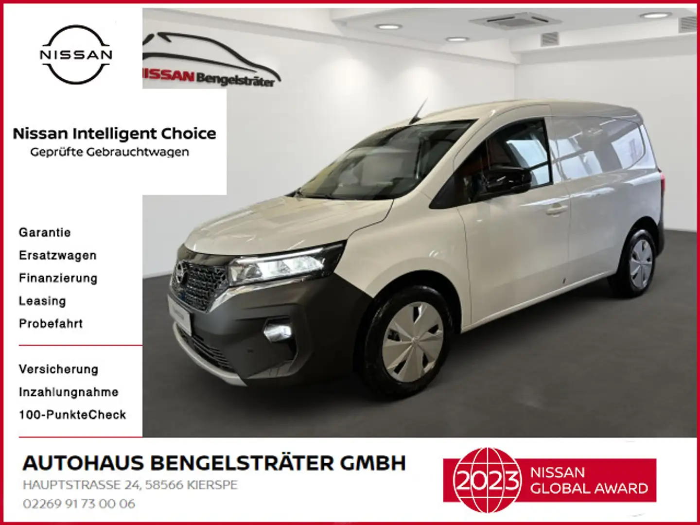 Nissan Townstar Kastenwagen L1 2,2t EV N-Connecta-Optio Wit - 1