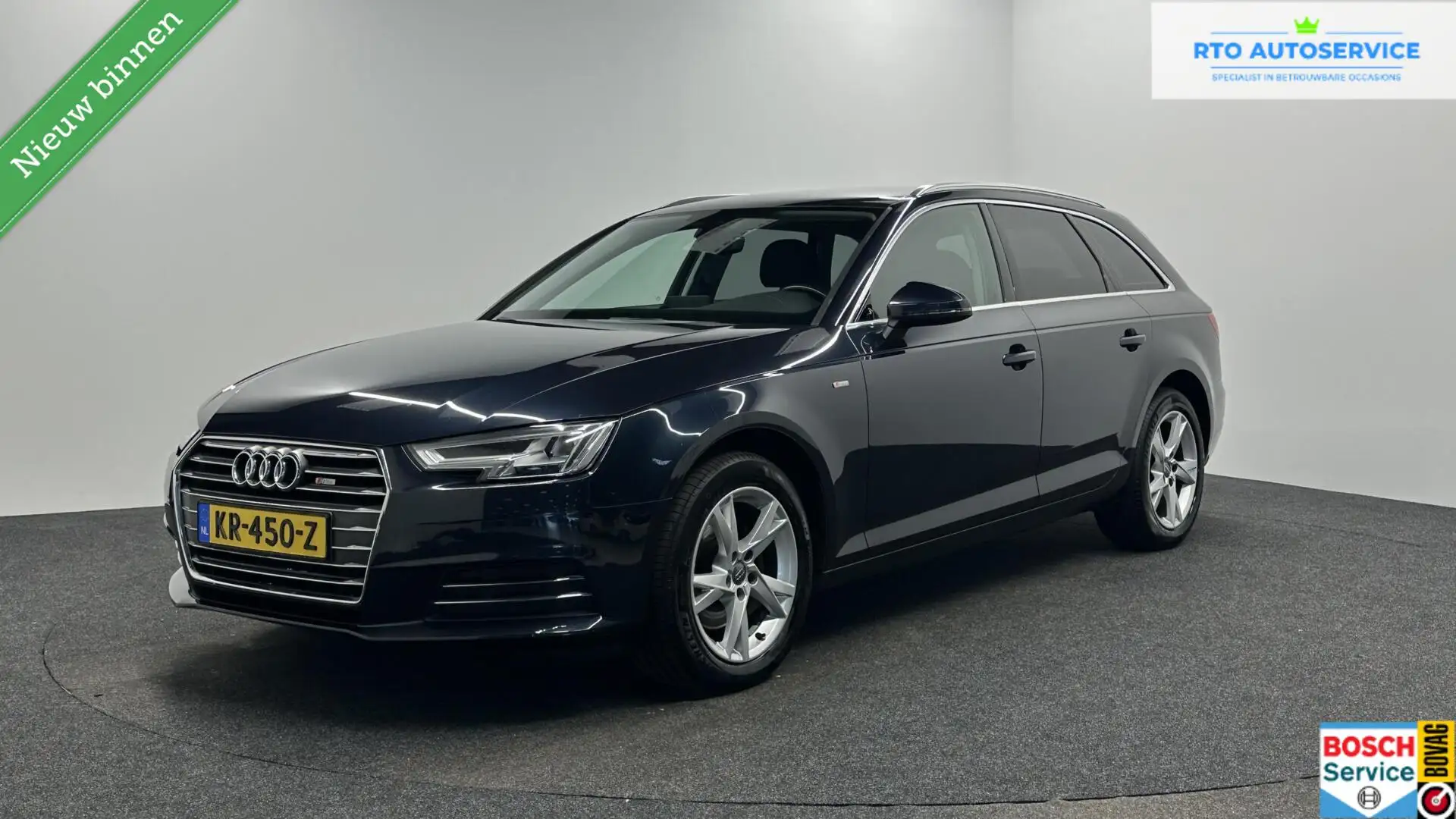 Audi A4 Avant 2.0 TDI Lease Edition ECC NAVI LM VOORSTOELE Blau - 1