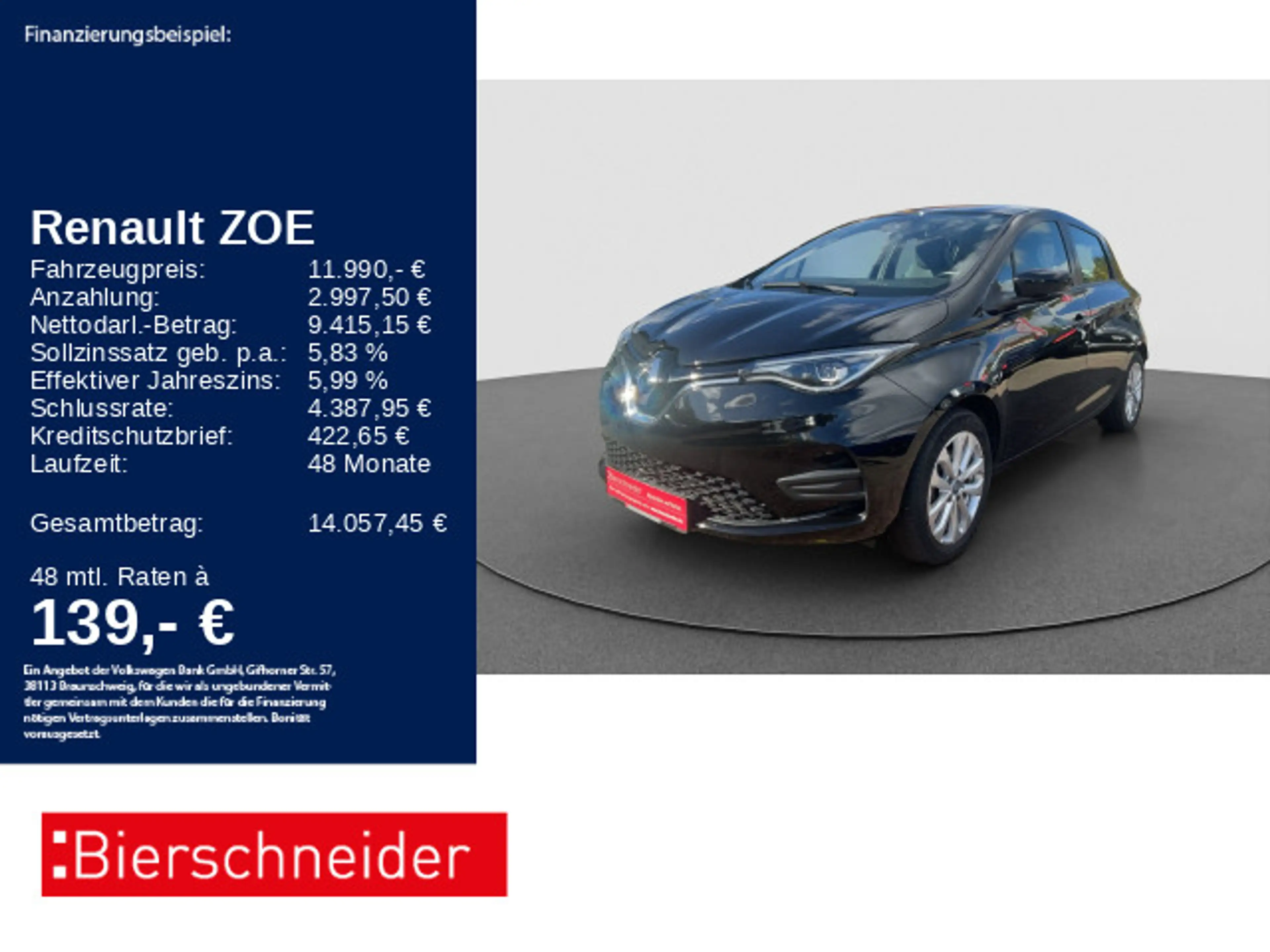 Renault ZOE Zoe Experience LED GRA SHZ PDC