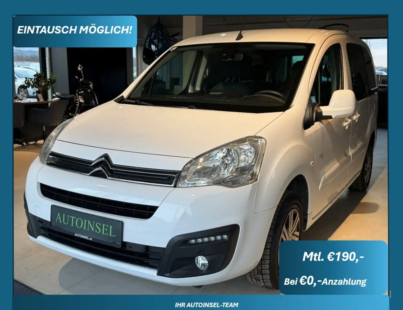 Citroen Berlingo e-berlingo Kamera+Carplay+Navi AUT. Weiß - 1