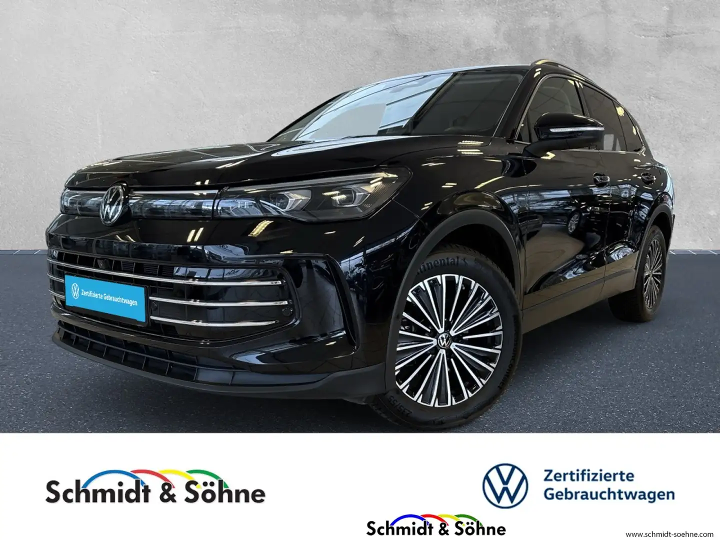 Volkswagen Tiguan 1.5 eTSI Elegance/Matrix/AHK/Navi/360Cam Klima Negro - 1