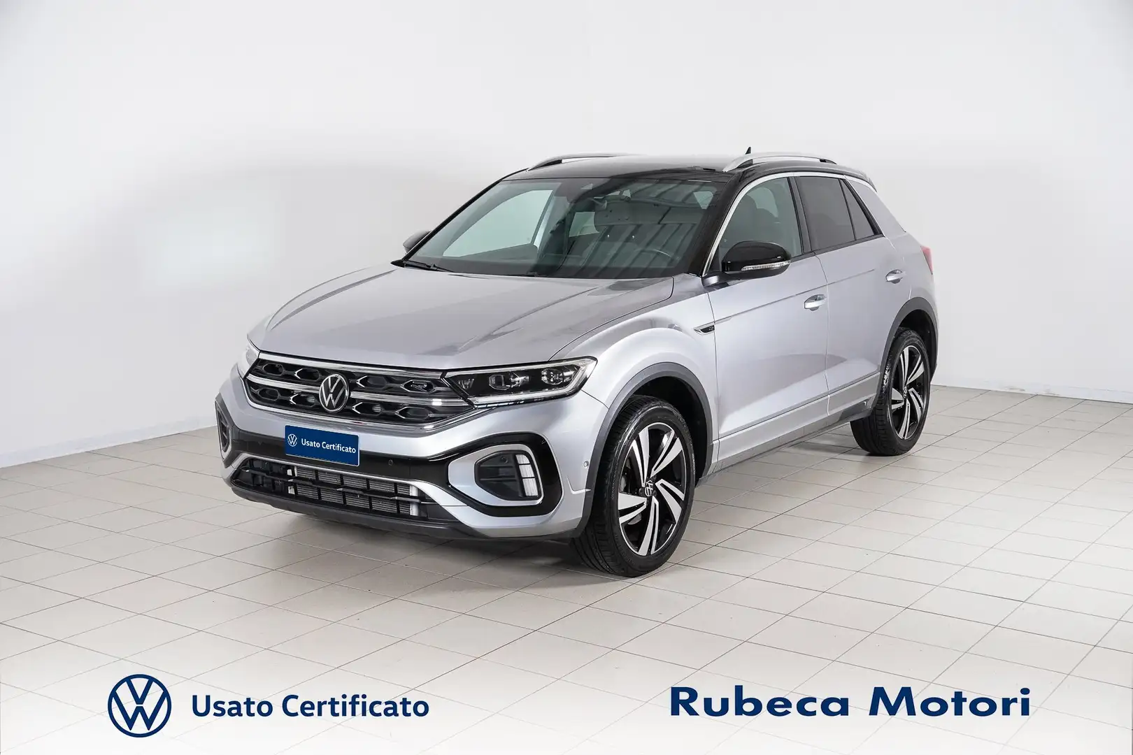Volkswagen T-Roc 1.5 TSI ACT DSG R-Line Sport 150CV Plateado - 1