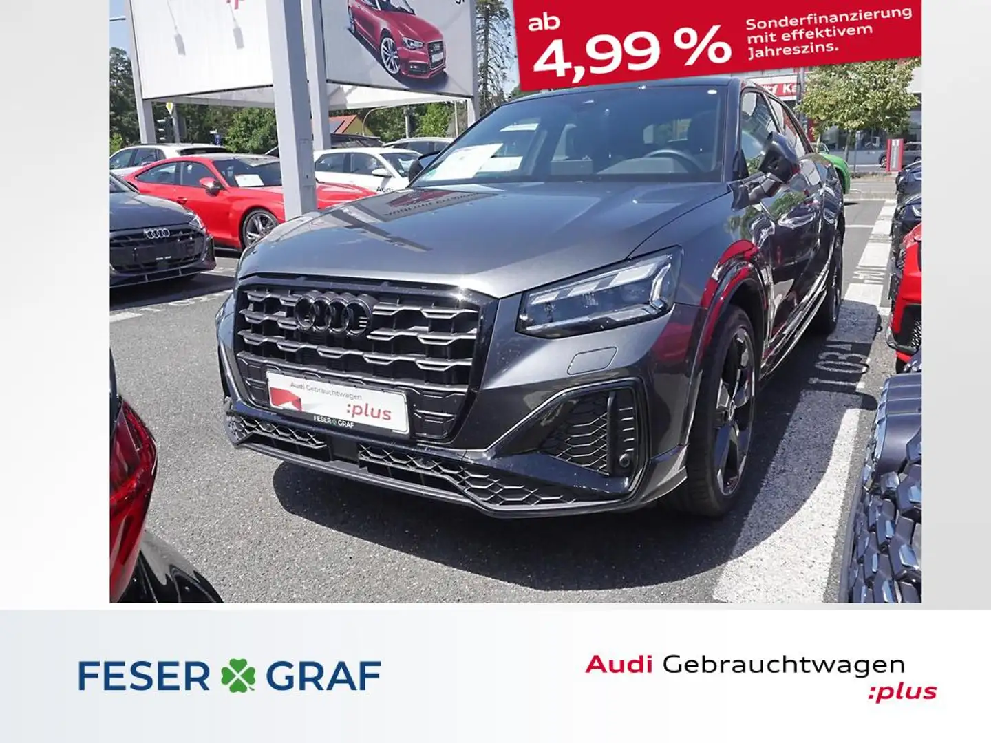 Audi Q2 35 TFSI S line S tronic Navi Matrix PDC 19" Grau - 1