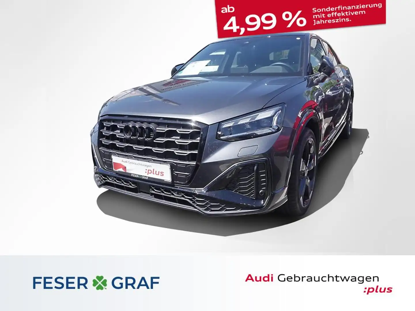 Audi Q2 35 TFSI S line S tronic Navi Matrix PDC 19" Grau - 1