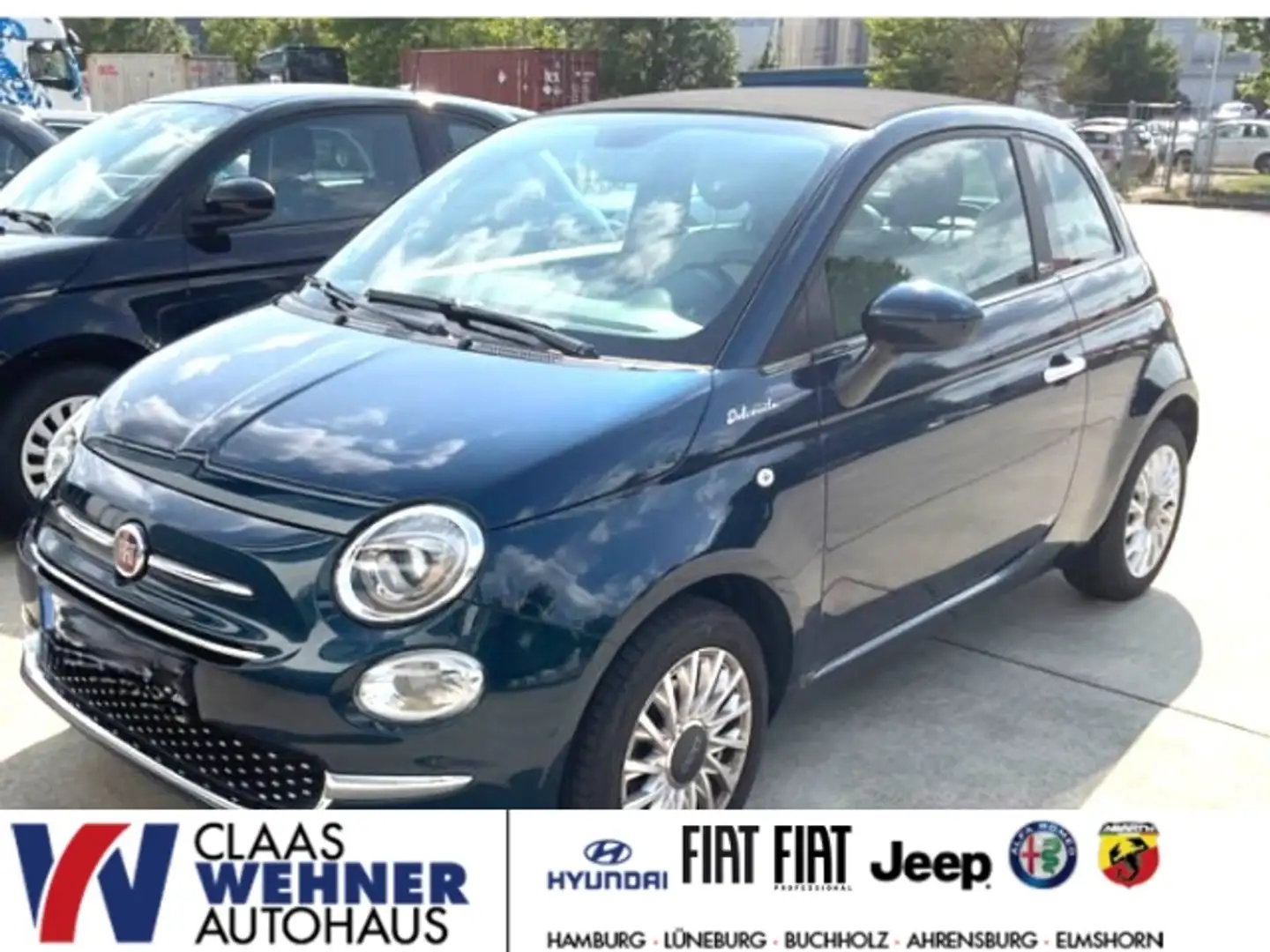 Fiat 500C DolceVita 1.0 Mild Hybrid EU6d MY21 UConnect DAB Blauw - 1
