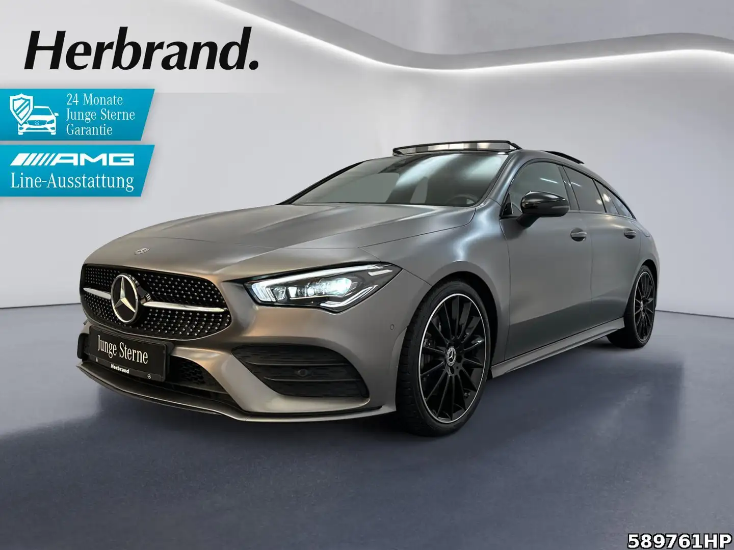Mercedes-Benz CLA 220 d AMG Pano AHK Head-up Grau - 1