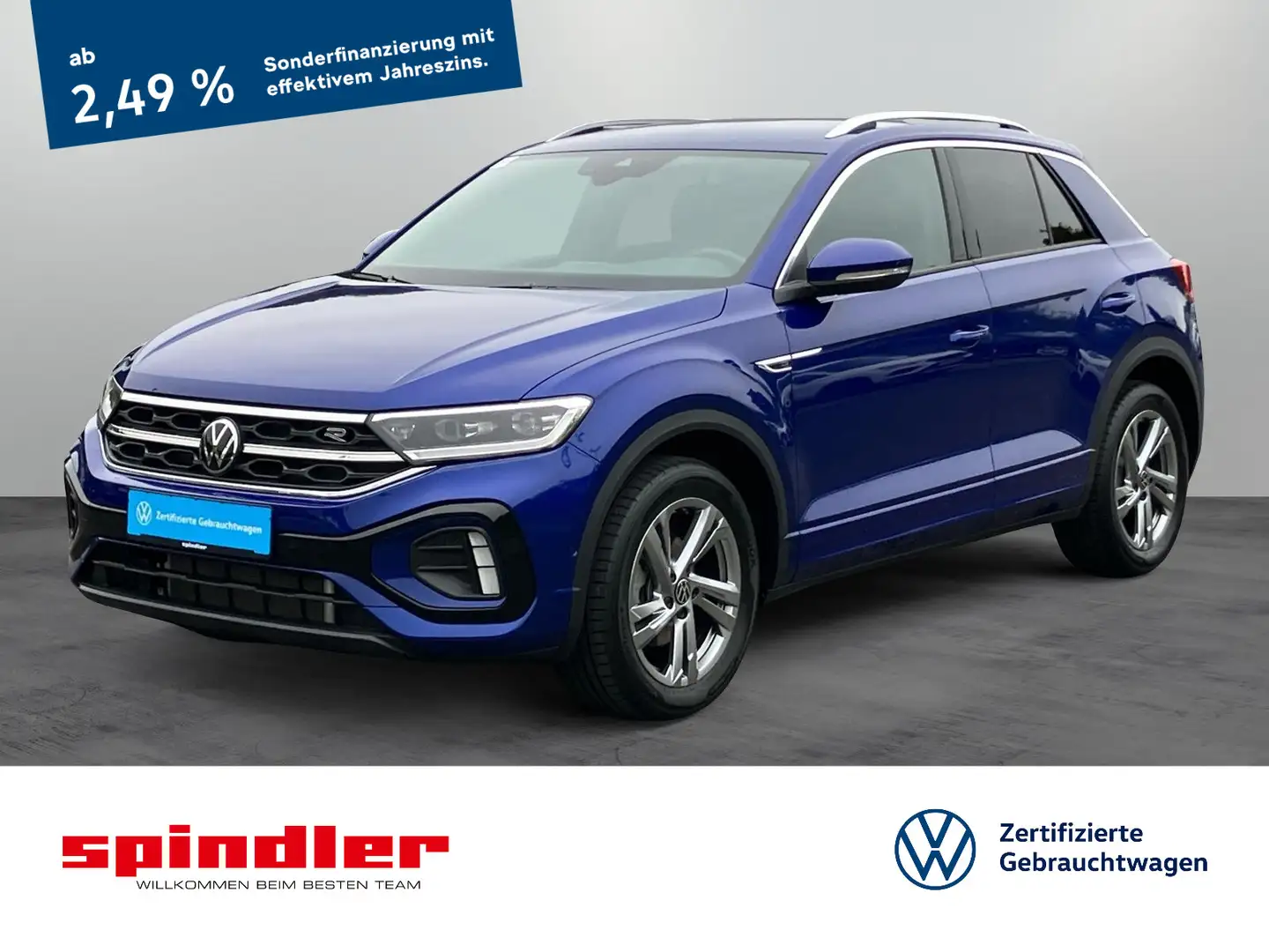 Volkswagen T-Roc R-Line 1.5 TSI DSG / LED, ACC, RFK, Navi Blau - 1