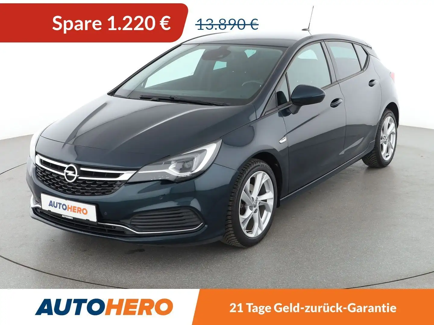 Opel Astra 1.4 SIDI Turbo ON*TEMPO*PDC*SHZ*KLIMA* Grün - 1