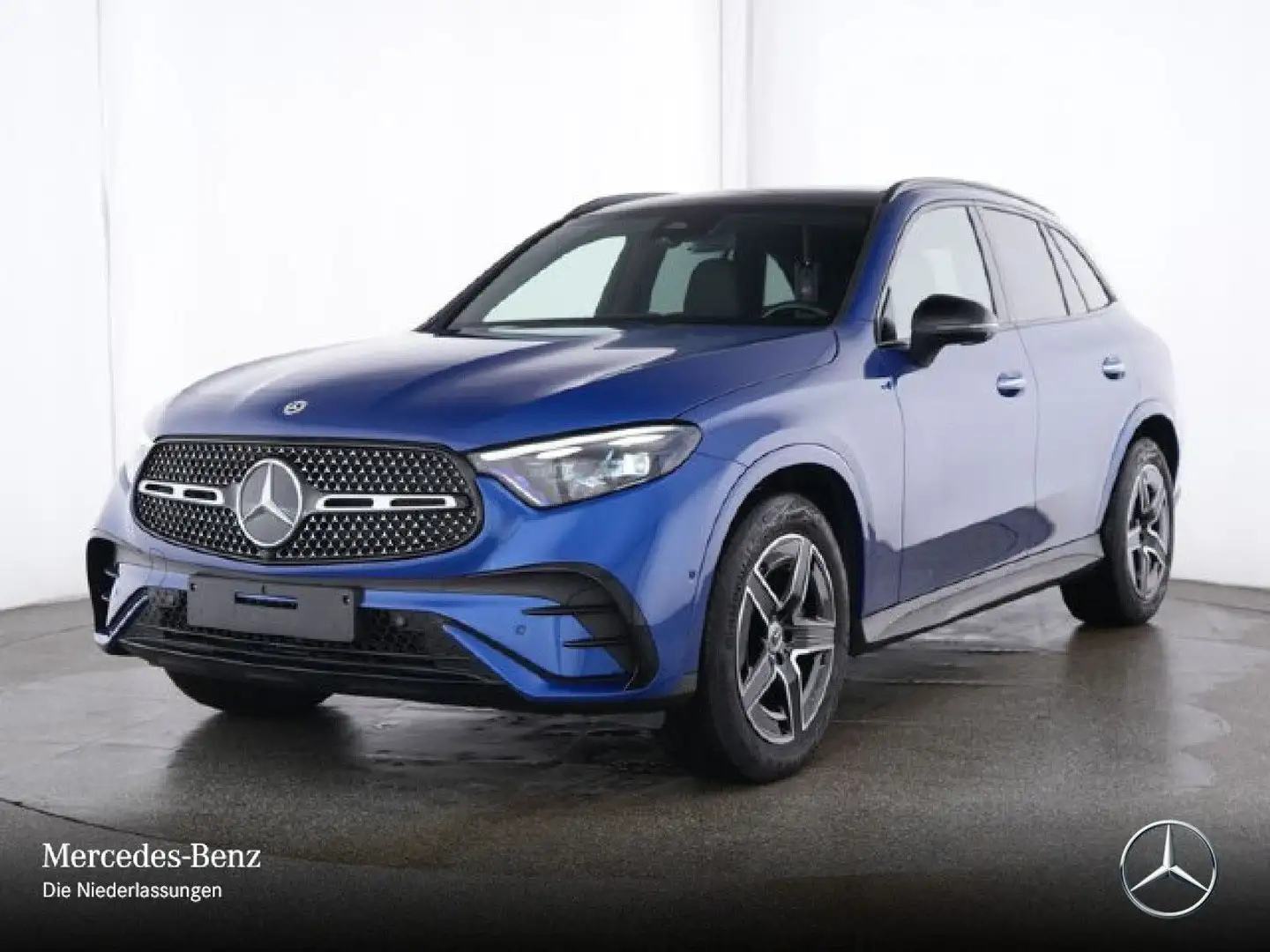 Mercedes-Benz GLC 200 4M AMG+NIGHT+PANO+360+AHK+BURMESTER+TOTW Blau - 2