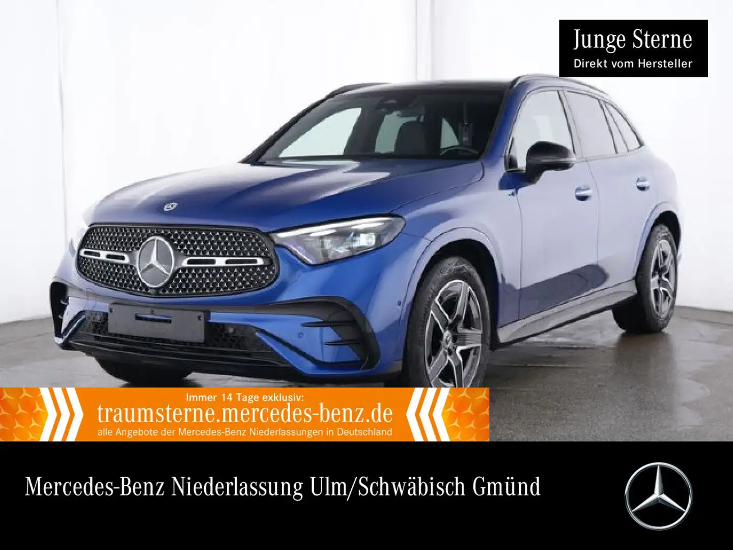 Mercedes-Benz GLC 200 4M AMG+NIGHT+PANO+360+AHK+BURMESTER+TOTW Blau - 1