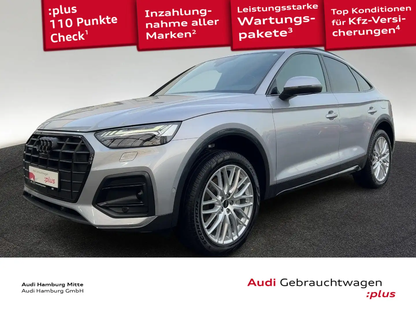 Audi Q5 50 TFSI e advanced quattro S tronic Silber - 1