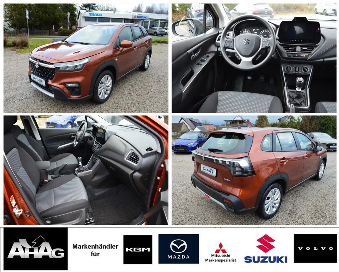 Suzuki S-Cross 1.4 Boosterjet Hybrid Edition *Navi+LED* Marrón - 1