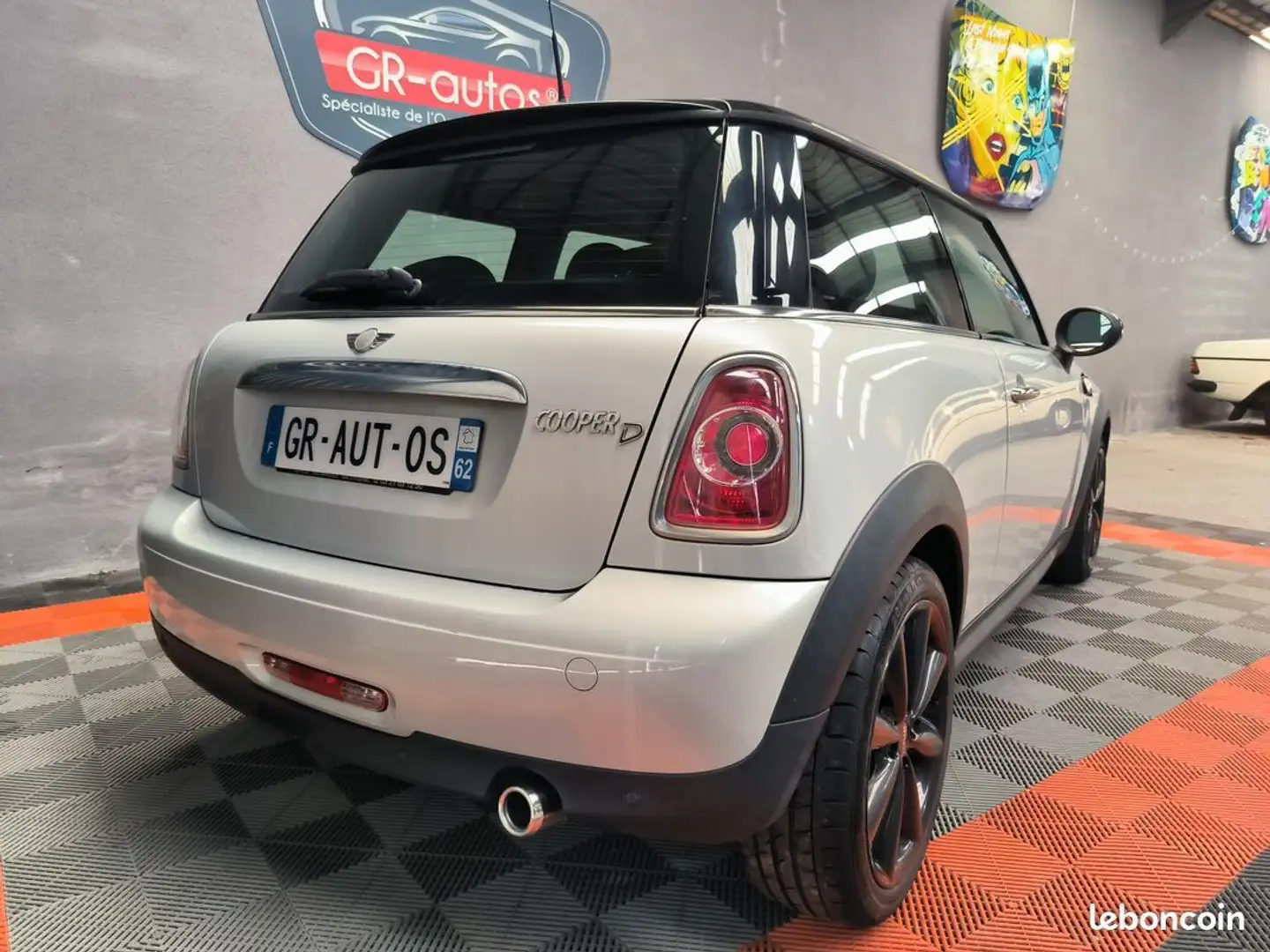 MINI One Cooper D 112cv Pack Chili Peinture métal Clim Jant Gris - 2